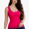 2 Women’s Premium Lace Trim Camisole Top