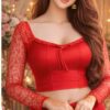 Lace Crop Top Blouse