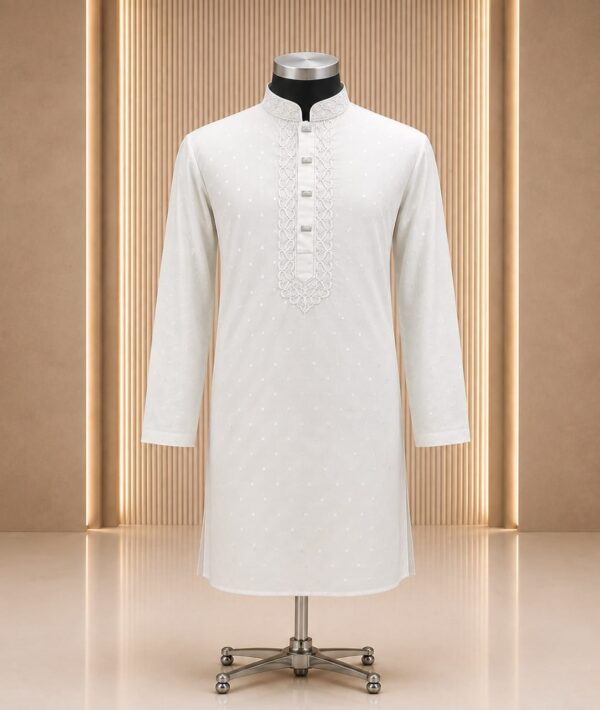 Regular Fit Cotton Formal Panjabi